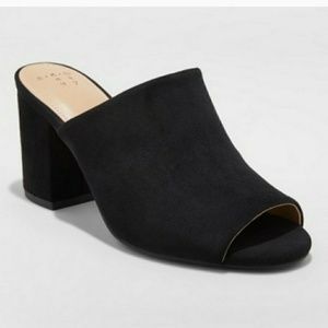 💵Mule black BCBG heel